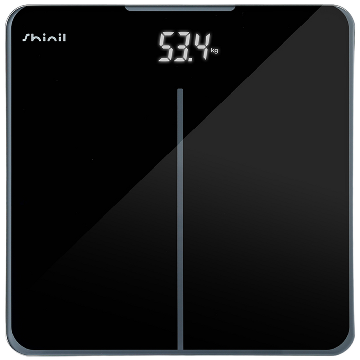 신일 전자식 정밀측정 강화유리 LED 디지털 체중계