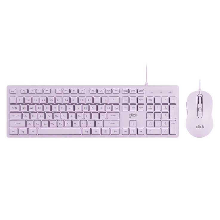 지클릭커 OFFICEPRO 저소음 키보드  마우스 세트