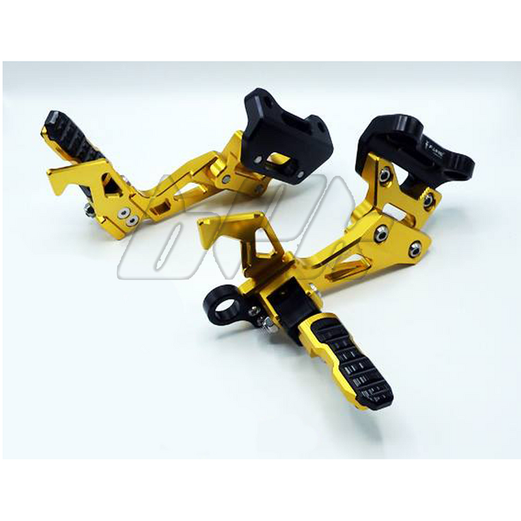 BPK 닌자400 리어 풋페그 발판 튜닝 가와사키 닌자 뒤 리셋 풋 발받침, 1세트