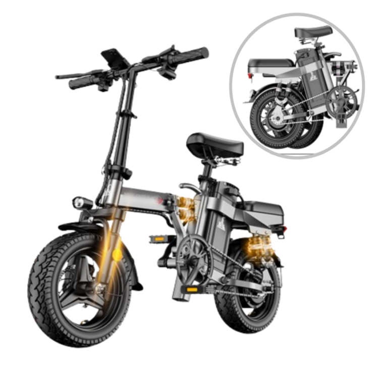 SBINO 접이식 전기 자전거 전동 스쿠터 서스펜스 14인치 48V 400W
