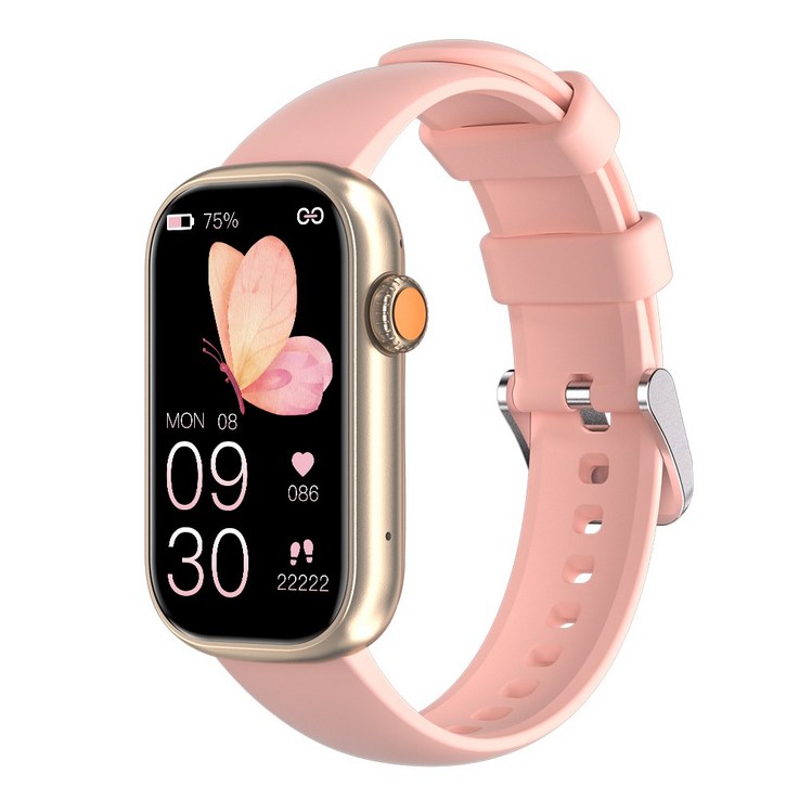 전화통화 블루투스 스마트워치 X3 스마트밴드 한글판 학생 어린이 운동시계, 골드, 3.7cm, GPS  블루투스