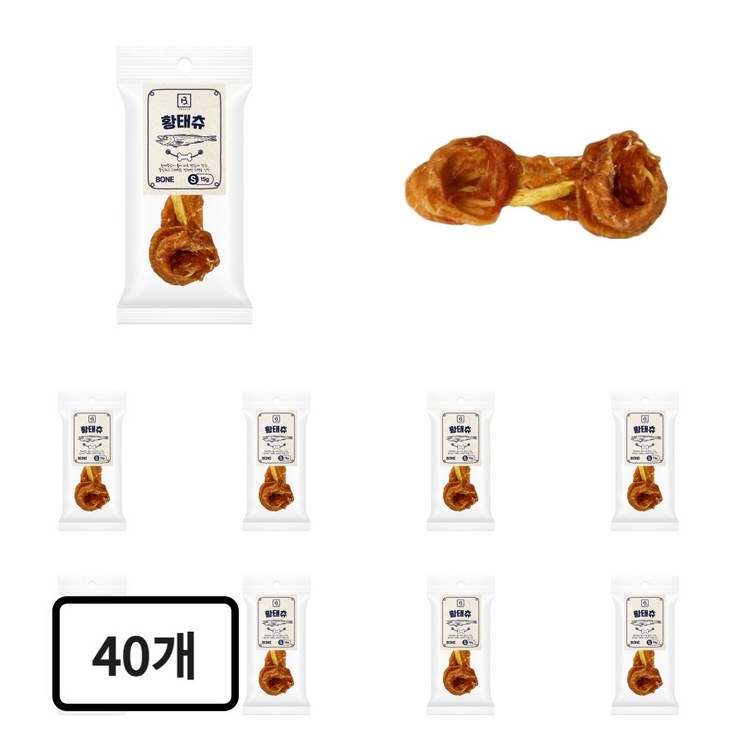 브리더랩 황태츄 강아지 저지방 간식, 15g, 40개 브리더랩 황태츄 강아지 저지방 간식, 15g, 40개