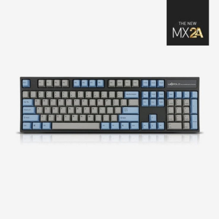레오폴드 FC900R MX2A 그레이 블루 한글 저소음 적축