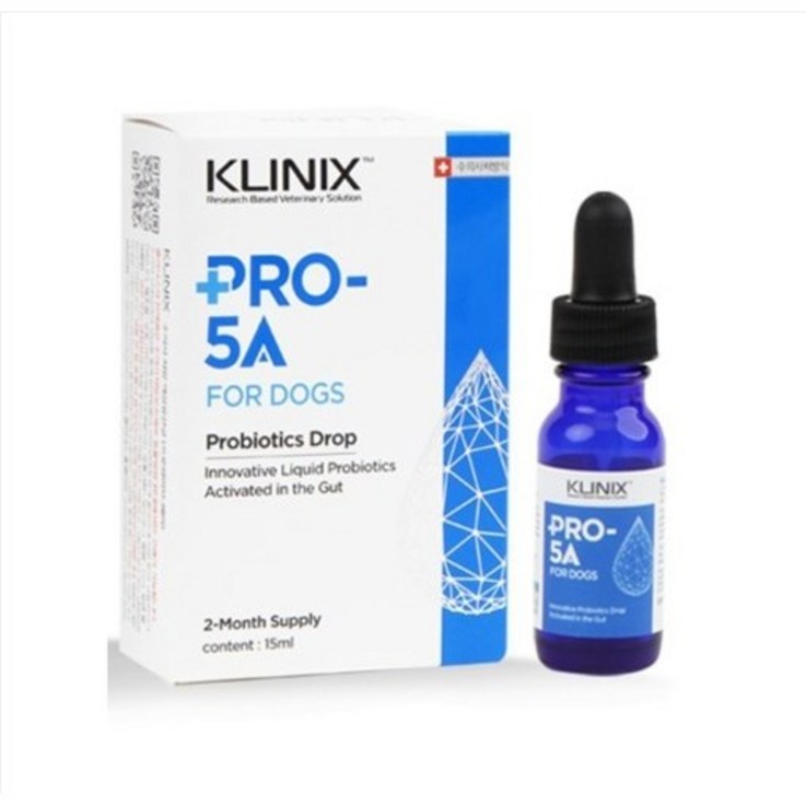 냉장배송] 클리닉스 프로파이브에이 KLINIX PRO-5A 고양이 액상 유산균15ml (리뉴얼)