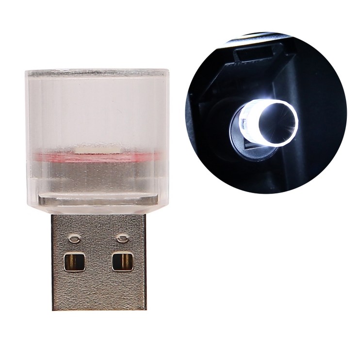 USB LED 자동차 내부 대기 램프 야간 LED 장식 미니 USB 라이트 앰비언트 조명 자동차 스타일 라이트