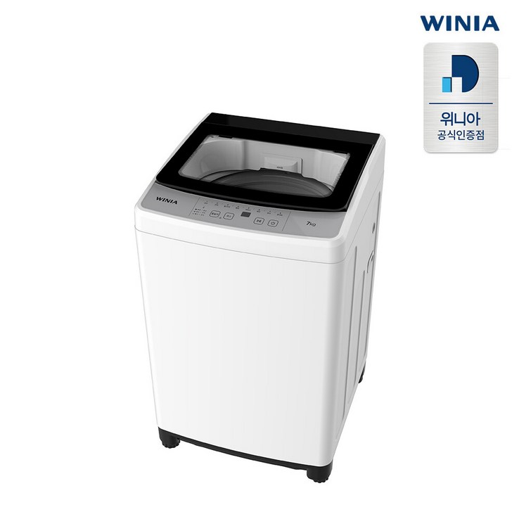 [위니아] [인증점]  입체물살 일반세탁기 EWF07WG1W(A) 7kg