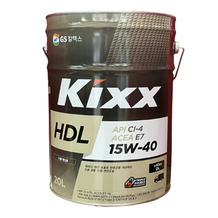 Kixx HDL CI-4 15W40 20L 디젤 엔진오일, 5개
