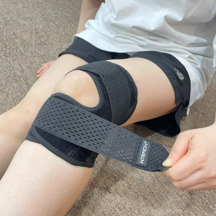 혁선생 의료용 등산 무릎보호대 Knee H02 Black, 1개