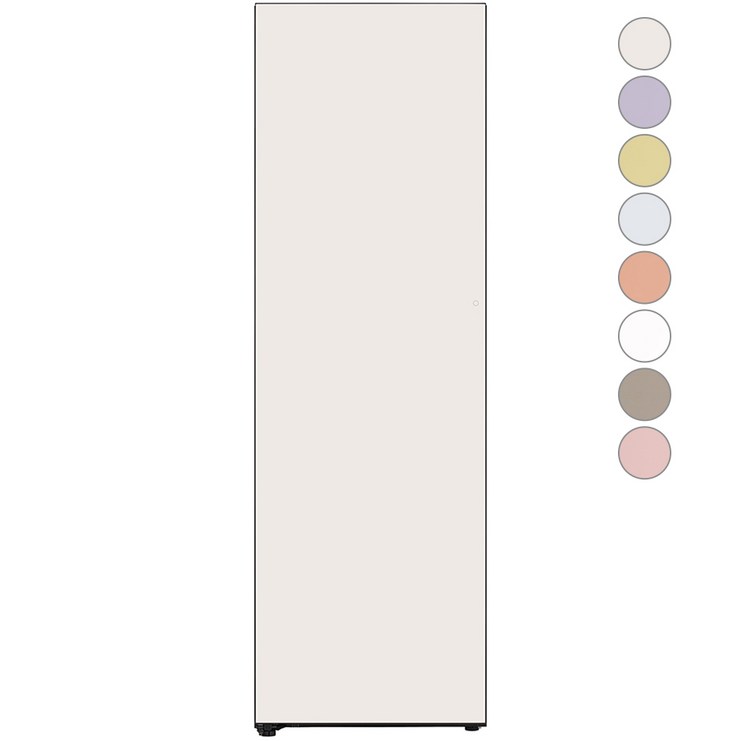 [색상선택형] LG전자 컨버터블 패키지 오브제컬렉션 냉장전용고 오토도어 X322AA3S 글라스 우열림 방문설치