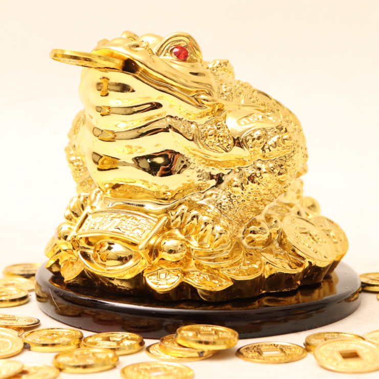 제이엔하우스 황금 삼족두꺼비 소형, 황금색