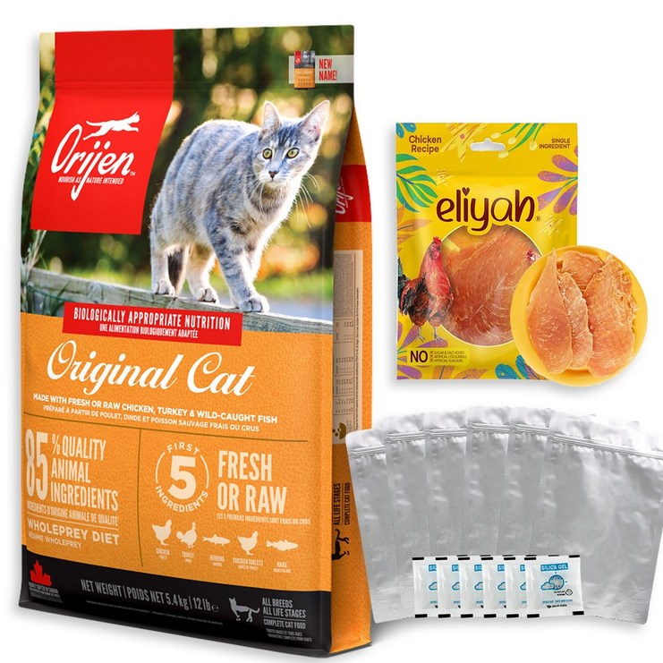 [무배]오리젠 캣 오리지널 5.4kg 고양이사료(엘리야치킨슬라이스)(23.11)