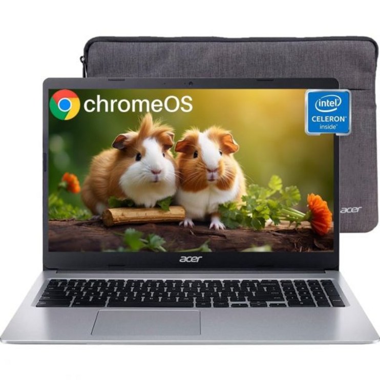 acer 2023 최신 크롬북 315 노트북 15.6인치 HD 디스플레이 인텔 Intel Celeron N4020최대 2.8GHz 4GB RAM 64GB eMMC UHD 그래픽