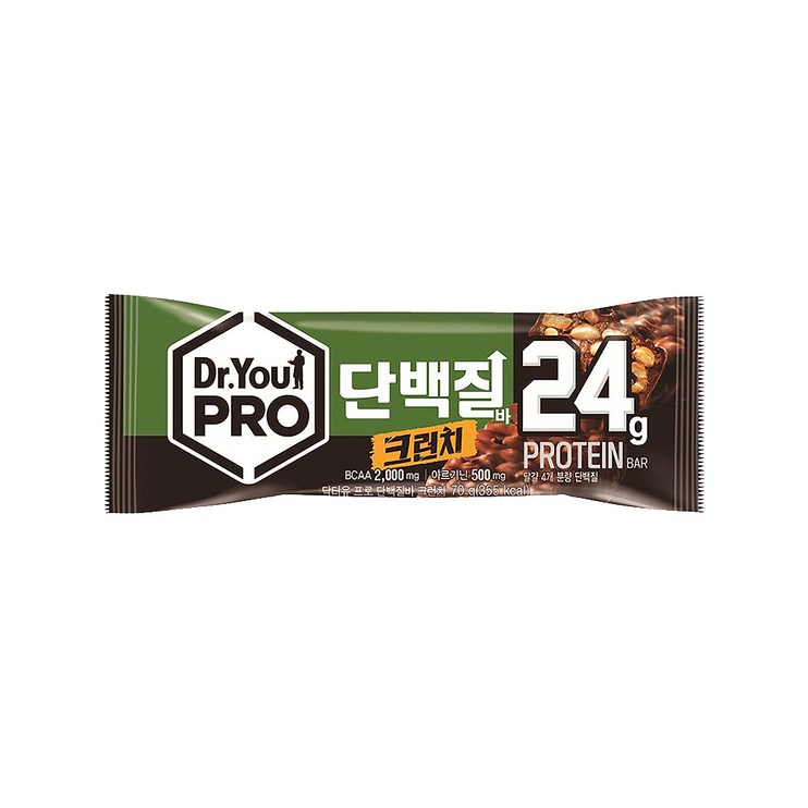 하프클럽기타닥터유 프로 단백질바 크런치 70g 16개