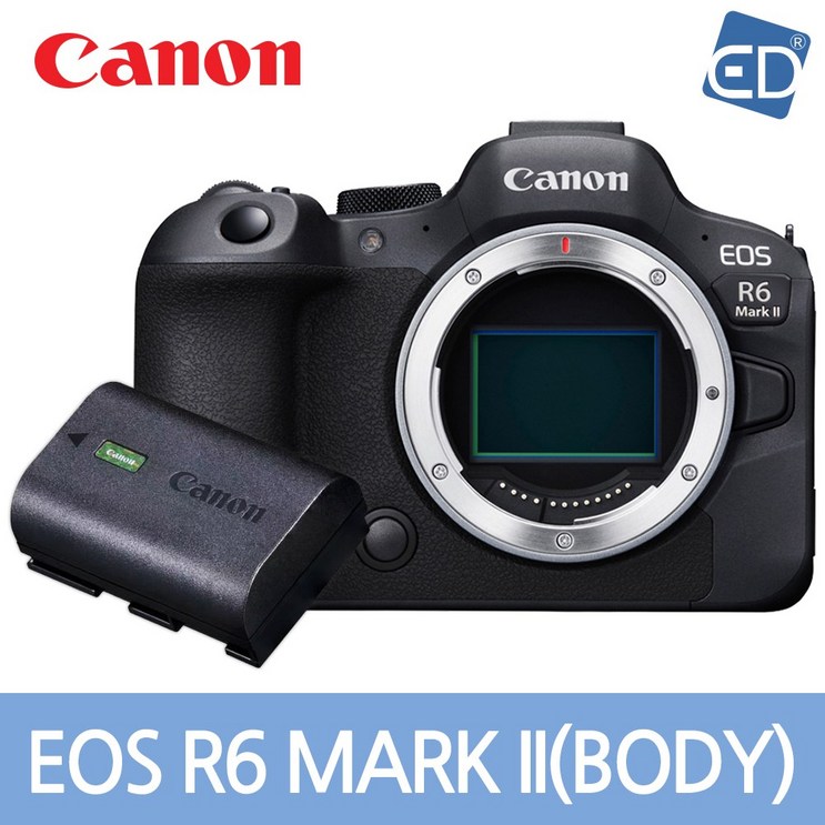 캐논 정품 EOS R6 Mark II 바디 풀바디정품배터리ED