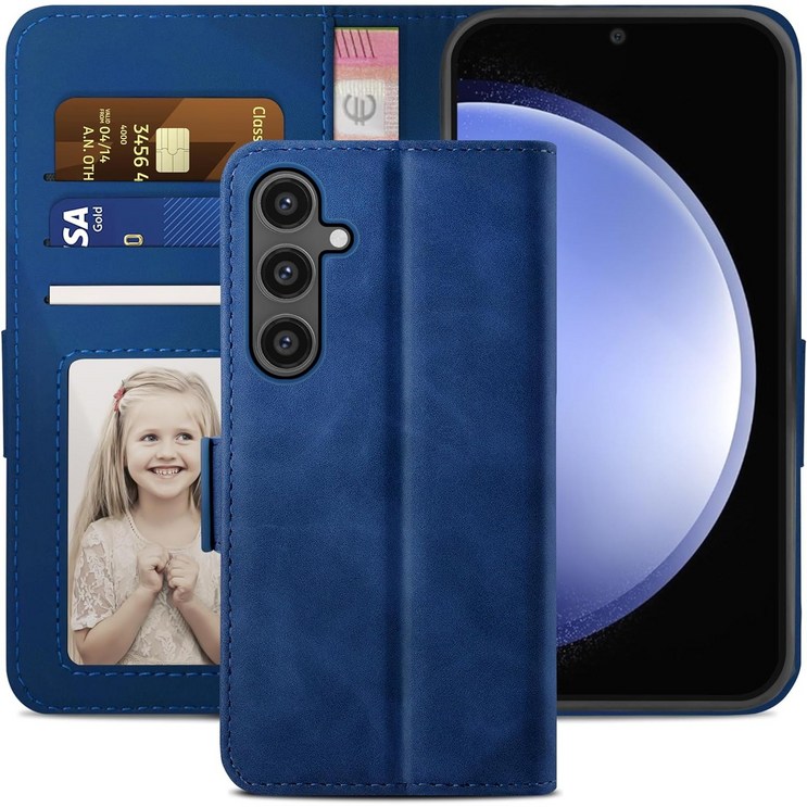 삼성 갤럭시 S22 플러스 울트라 5G 지갑형 카드수납 다이어리 휴대폰리 케이스 S22 plus ultra Leather wallet case 적용지문인식 보호필름 증정 풀세트