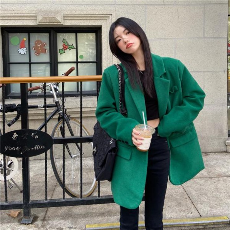 CC콜렉트 오버핏 산드로  요즘핫한 여성 모직 코트