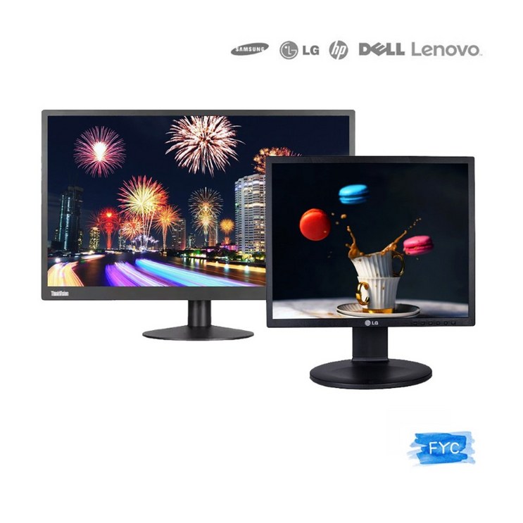 삼성 LG HP 레노버 델 대기업 브랜드 LCD LED 1727인치 중고 모니터 B급 랜덤