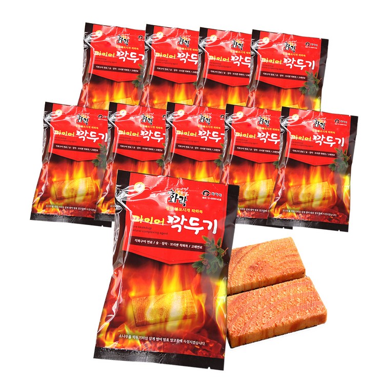 파이어깍두기 소나무 착화제 파이어깍두기 소나무 착화제