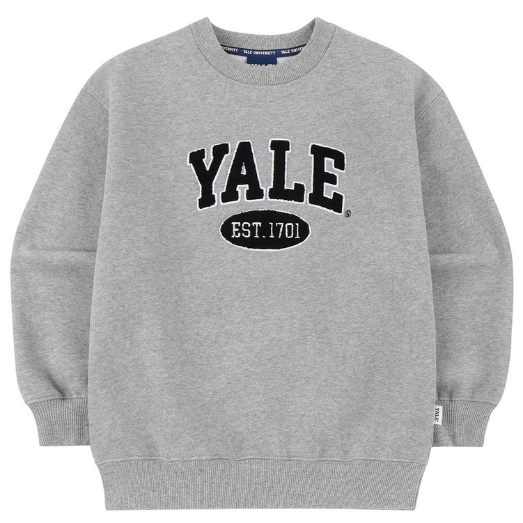 YALE 자수로고 기모 맨투맨 22YWMT20
