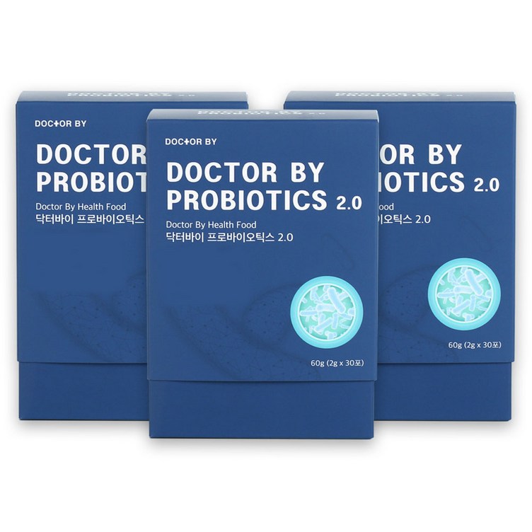 닥터바이 강아지 프로바이오틱스 유산균 30p 60g, 팔라티노스, 3세트, 소화기능 개선