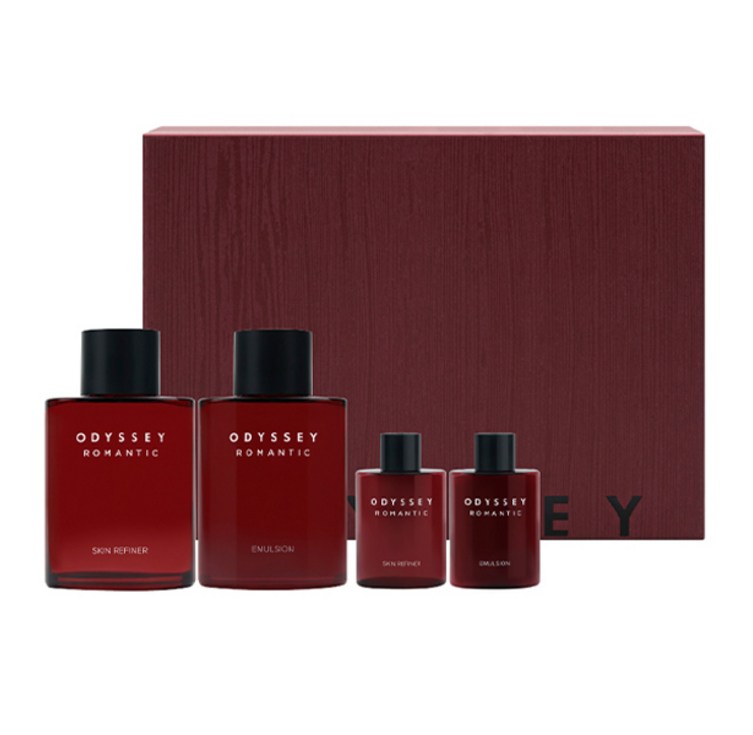 NEW 오딧세이 로맨틱 스페셜 스킨 130ml, 로션 130ml 2종 세트