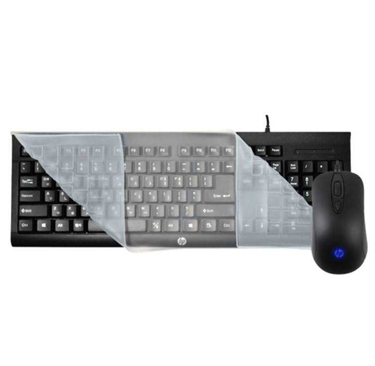 HP KM100C 키보드  마우스  키스킨