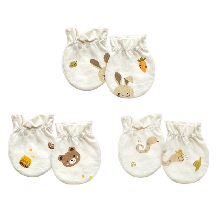 유아용 오가닉 손싸개 3종 세트