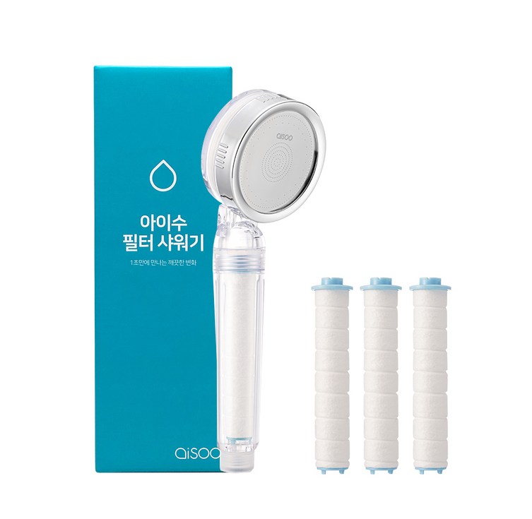 아이수 필터샤워기 리필필터 3p, 1세트, 단일색상