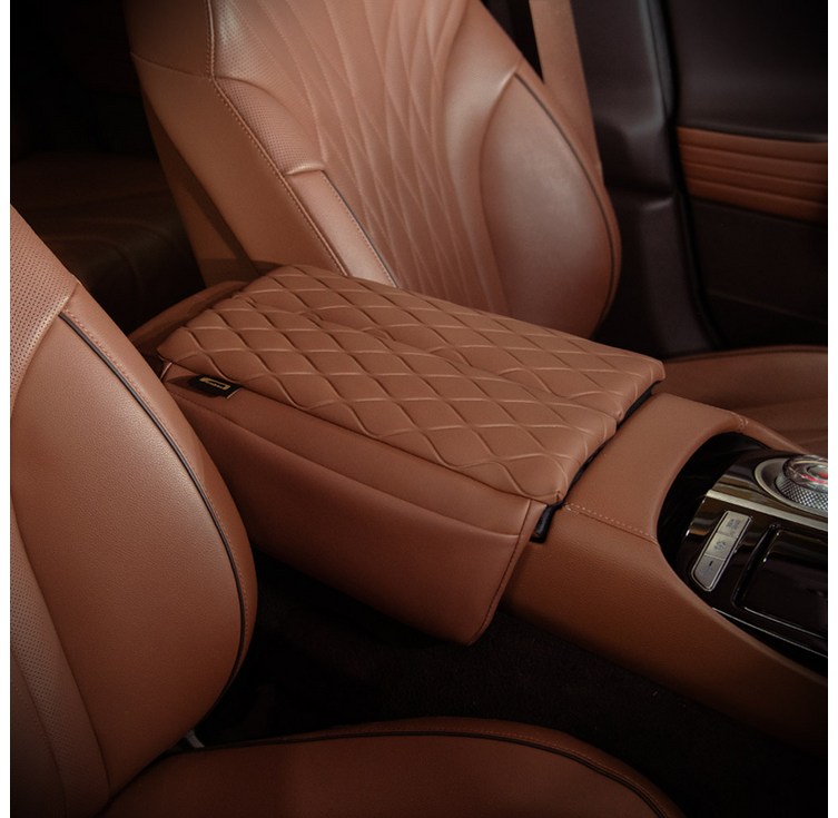 아임반 G80 RG3 자동차 양문형 콘솔쿠션 차량용 팔걸이 틈새쿠션, 1개, 바닐라베이지