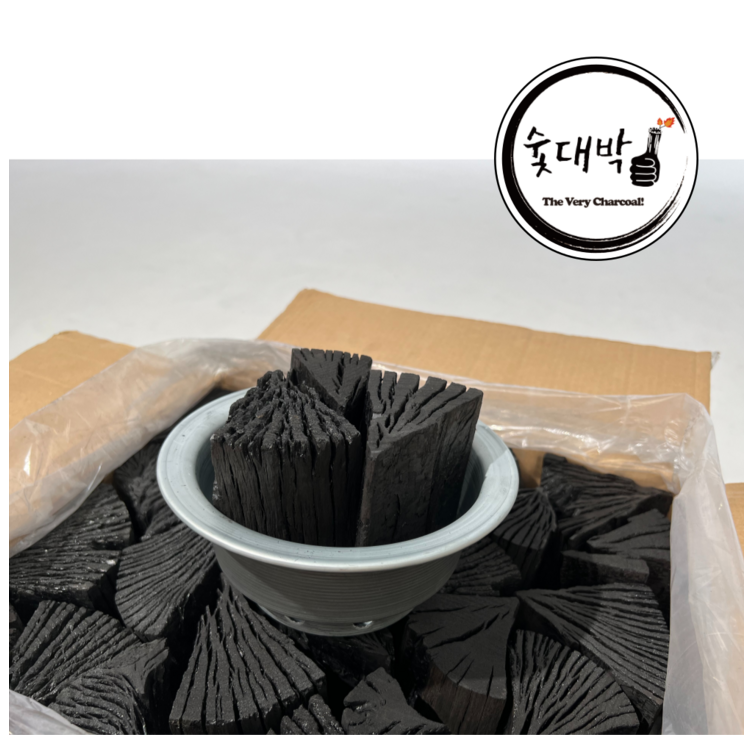 숯대박 3단숯 WOOD CHARCOAL 바베큐 참숯 20kg, 1개, 20kg