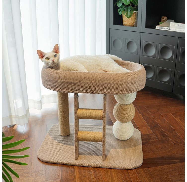 레브펫 고양이 멀티 스크래쳐볼 캣타워, 혼합색상, 1개