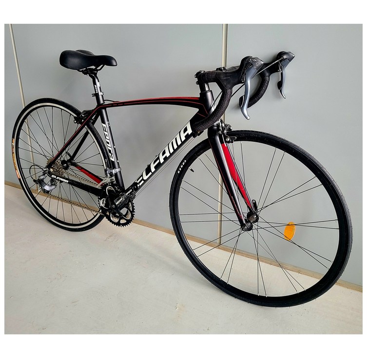엘파마 에포카 E2500C 블랙 48사이즈 시마노 클라리스16단 로드 자전거
