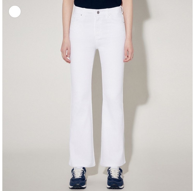 백화점정품 25년NEW 게스 GUESS 여성 WHT톤 슬림 붓컷 YP2D9042