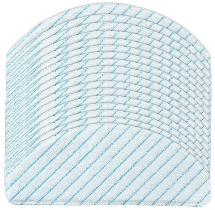 50PCS 처분 할 수있는 강력한 헝겊 걸레 직물 패드 Ecovacs Deebot OZMO T8 AIVI T8 최대 T9 전원 최대 진공 청소기 부품에 대한
