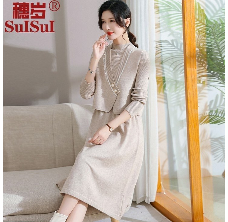 50대 원피스 상견례옷차림 하객룩 결혼식 여성 가을 빅사이즈 엄마옷