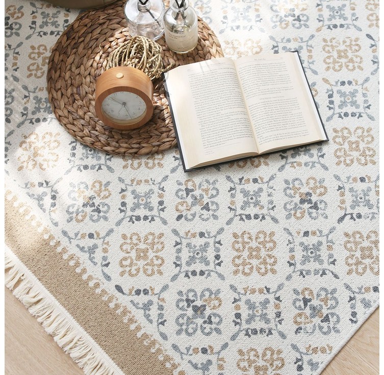 먼지없는 아부 태슬  물세탁 거실 침실 서재 식탁 사계절 카페트 러그  45x65150x200cm 사이즈