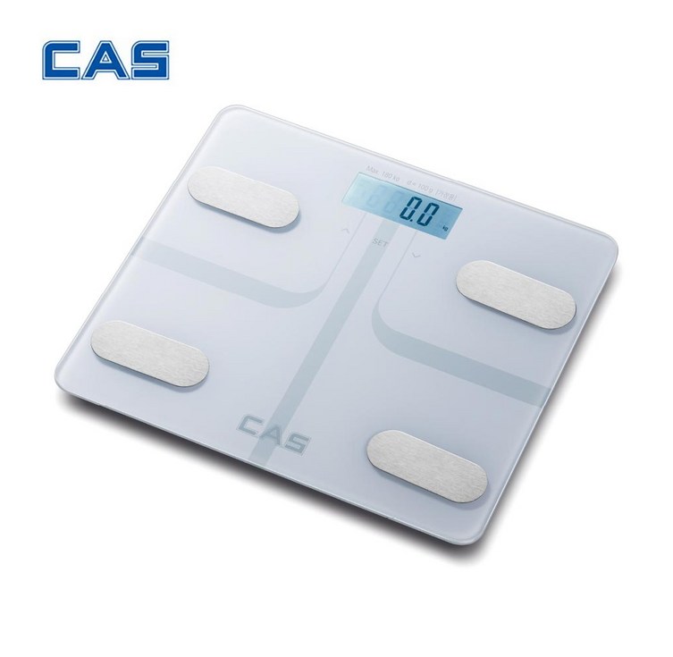 CAS 인바디 체중계 가정용 체성분 체지방 스마트 카스 디지털체중계, 화이트, 단일상품