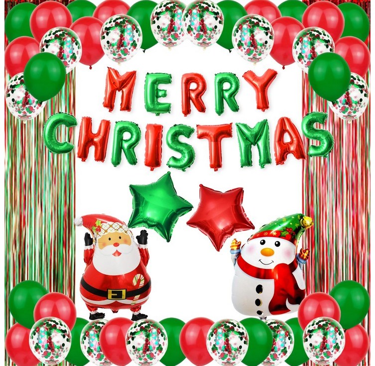 크리스마스 파티 풍선세트