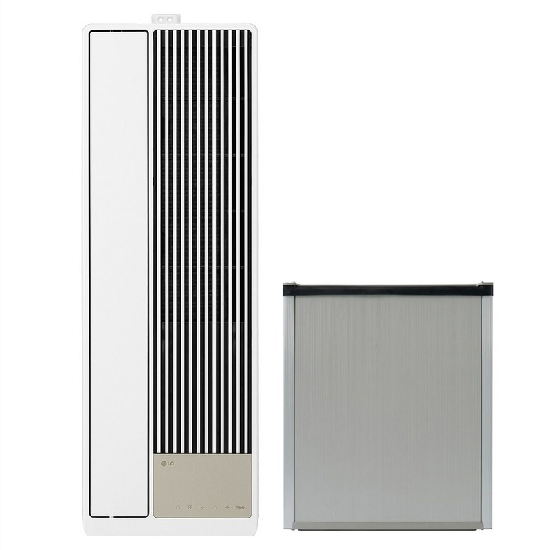 LG전자 16.5㎡ 휘센 오브제컬렉션 엣지 창문형 에어컨 + 설치키트 + 연장키트 + 마감키트 세트 방문설치, WQ05FEWWS, 90cm 4