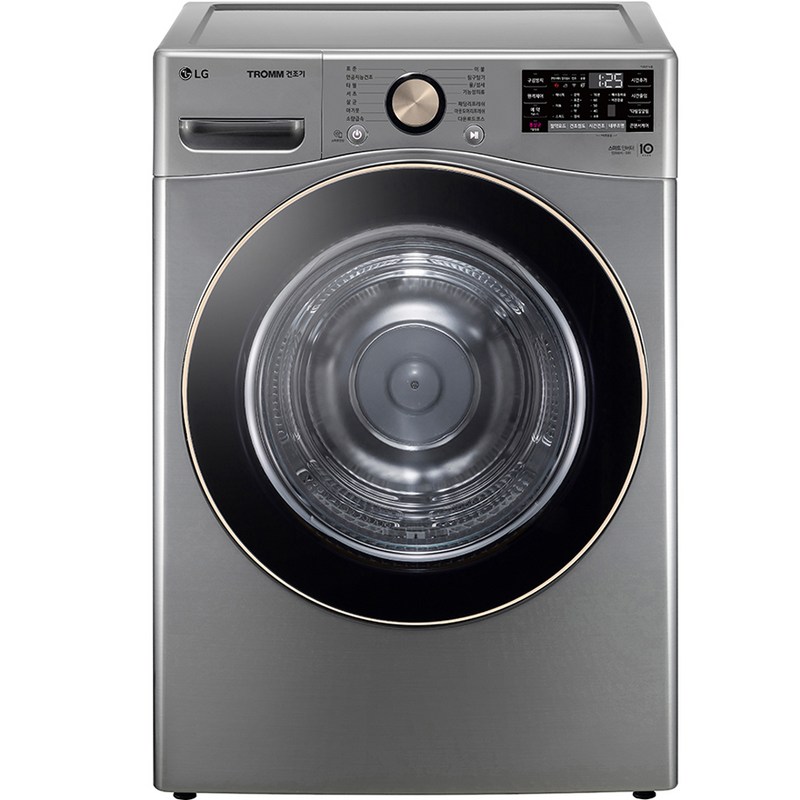 LG전자 트롬 건조기 18kg 방문설치, RH18VTLN, 모던 스테인리스 1