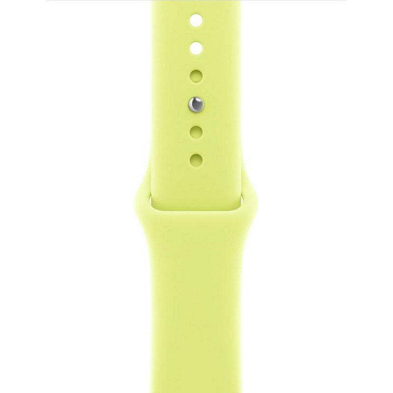 Apple 정품 2025 애플워치 스포츠 밴드 S/M, 46mm, 네온 옐로 1