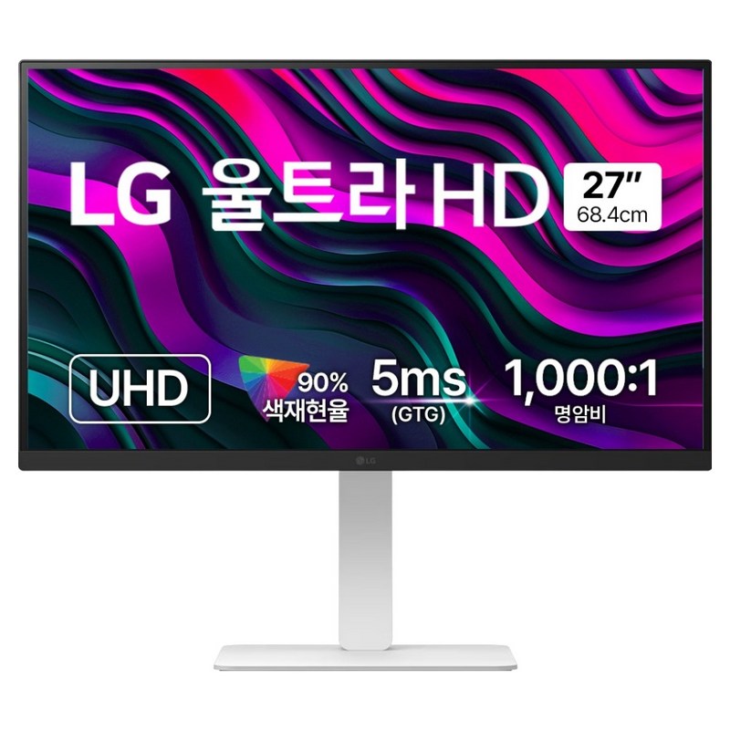 LG전자 4K UHD 모니터 방문설치, 68.4cm, 27US550 2