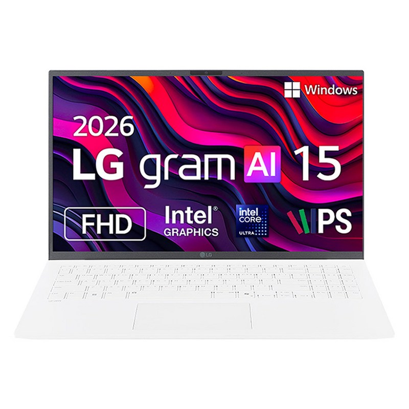 LG전자 2026 그램 AI 15 코어Ultra5, 15Z90U-GS5CK, 256GB, 16GB, WIN11 Home 2