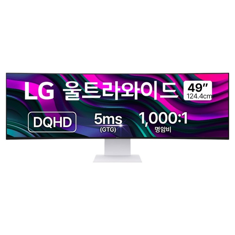 LG전자 DQHD 울트라와이드 모니터, 124.4cm, 49U950AW 1