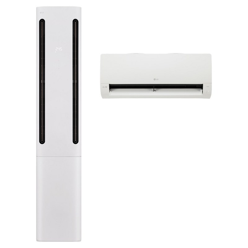 LG전자 인버터 65.9㎡(20평) + 18.7㎡(6평) 휘센 오브제컬렉션 쿨 2 in 1 멀티형 에어컨 2시리즈 실내기 방문설치, FQ20FC2EA2, 일반배관형 1