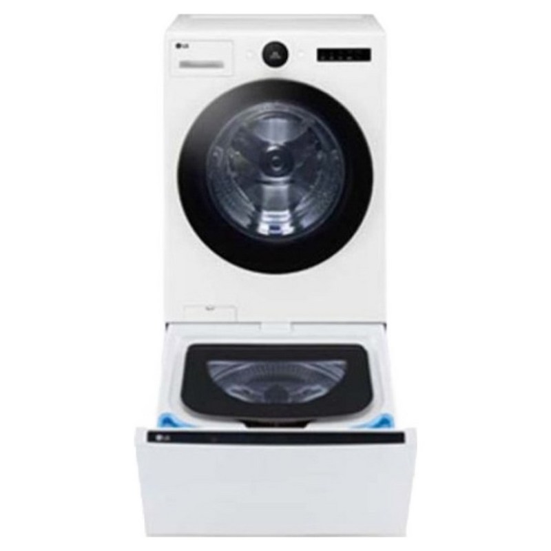 LG전자 트롬 오브제컬렉션 세탁기 + 미니워시 FG19WNX 19kg + 4kg 세트 방문설치, 릴리 화이트 1