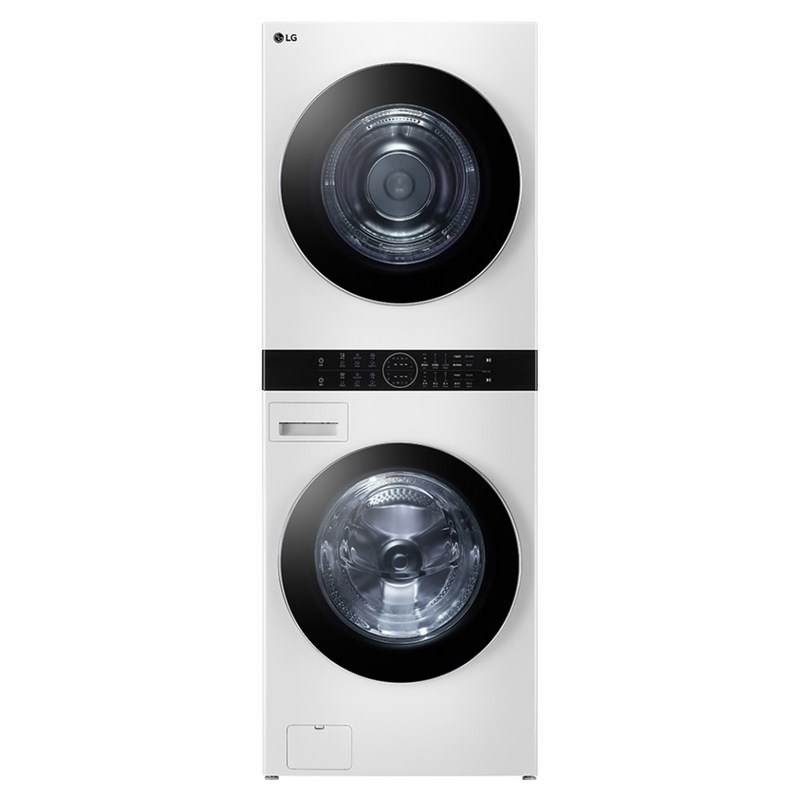 LG전자 트롬 오브제컬렉션 워시타워 세탁기 FX25WJNS + 건조기 RD20WJNS 25kg+20kg 세트 방문설치, W20WZNM, 릴리 화이트 1