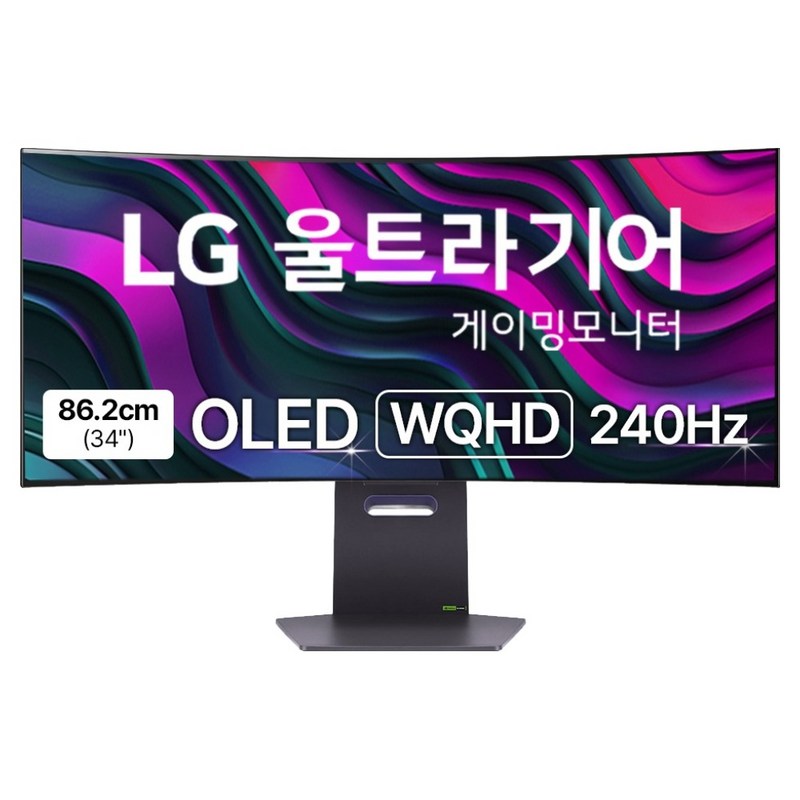 LG전자 WQHD 울트라기어 게이밍 커브드 모니터, 86.2cm, 34GS95QE 2