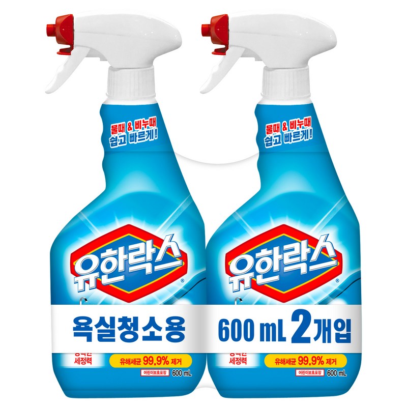 유한양행 욕실청소용 세제, 600ml, 2개