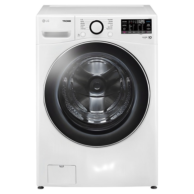 LG전자 트롬 드럼세탁기 24kg 방문설치, F24WDWP, 화이트유광 1